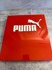 Puma Sneaker Shoes Red White Logo Store Sign Display 13