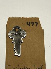 Vintage Everlasting Lock No T4553 Antique Flat Skeleton Key Trunk Chest -lot477 picture