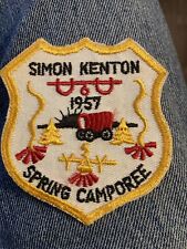 1957 Boy Scout Patch Simon Kenton Council  Spring Camporee picture
