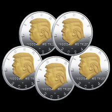 2024 Donald Trump Silver President Seal Liberty Challenge Coin (5 PCS) MAGA picture