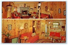 c1960 Forester Log Cottage Countryside Stroudsburg Pennsylvania Vintage Postcard picture