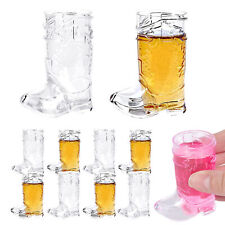 10pc Cowboy Boot Plastic Beer Mug Cup Shot Glasses Western Cowboy Party Bar Home picture