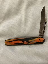 Unique Vintage Imperial Pocket Knife Very Colorful Rare Pattern picture