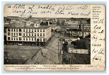 1906 Birds Eye View of Brockton from the Anglim Building MA Postcard picture