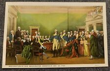 Antique Postcard Resignation of Gen. Washington, Annapolis, Dec. 23 1783 picture