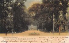 GA~GEORGIA~SAVANNAH~ENTRANCE TO FORSYTH PARK~MAILED 1906 picture