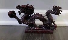 Dark Red Vintage Ornate Dragon Statue picture