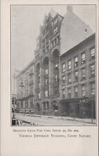 Brooklyn Eagle: #207 Thomas Jefferson Building - NYC New York vintage Postcard picture