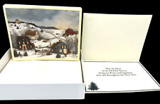 Lang Linda Nelson Stocks Xmas Cards 20 Cards Envelopes Winter in Snowshoe Valley picture