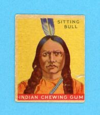 1933-40 Goudey Indian Gum (R73) #38 Sitting Bull Card Low Grade picture