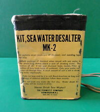 USAF/USN MARK 2 SEA WATER DE-SALTER KIT 1951 picture