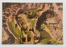 Aerial View Fougeres Citadelle du Duche de Bretagne France Postcard picture