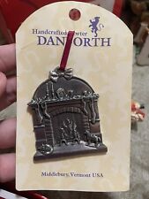 Danforth Pewter Christmas Ornament Fireplace New picture