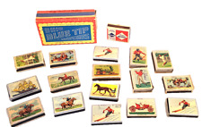 18 pc Collection of Vintage Pictorial MATCH BOXES from 1955-1963_OHIO BLUE TIP picture