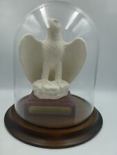 Goebel Bicentennial Eagle (White) with Protective Glass Dome and Wooden Base picture