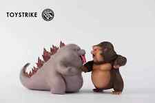 【In-Stock】 Godzilla Ziboo VS Kingboo Kong Cute GK Statue Toy Strike Pop Jay Grey picture