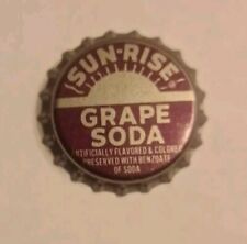 Vintage Sun-Rise Grape SODA, bottle cap Unused NOS  picture