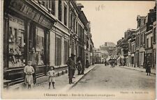 CPA CHAUNY Rue de la Chaussée pre-war (804564) picture