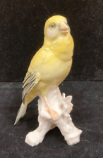 Antique Karl ENS Thuringia Bird Yellow Canary Porcelain Figurine 1920-30's picture