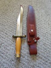 Randall Made Knife Bowie 12-13 with sheath and named blade picture