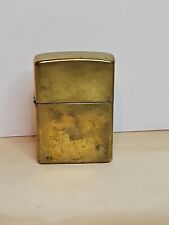 ZIPPO 1996 Solid Brass Cigarette Lighter XII Collectible USA Made picture
