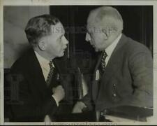 1935 Press Photo Senator Edward Costigan and Walter White at Anti-Lynch Hearing picture