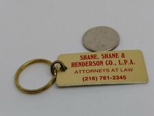 Vintage Metal Shane, Shane & Henderson Co L.P.A. Attorneys at Law Keychain  picture