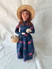 Byers Choice Nautical Seaside Beach Woman in Crab w/ Basket of Seashells & Conch picture
