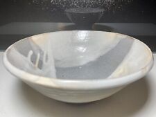 Vintage Japanese Hagi Yaki Ware Pottery Clay Ceramic Bowl 7.25”D picture