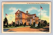 Washington DC, Panoramic View Franciscan Monastery, Antique Vintage Postcard picture