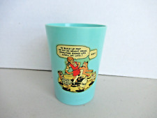 Vintage Wander Beetleware Orphan Annie Cold Ovaltine Plastic Cup picture