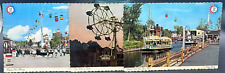 Set of 3 Vtg. Circa 1970s Cedar Point, Sandusky, OH Amusement Park Postcards picture