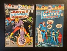 Justice League of America #122  And #130( Aquaman Dead ??).. Bronze Age Lot picture