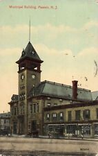 Municipal Building, Passaic, New Jersey NJ - 1913 Vintage Postcard picture