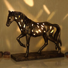 Veronese Design 8 1/2 Inch Pacing Horse Illumination Resin Sculpture figurine picture