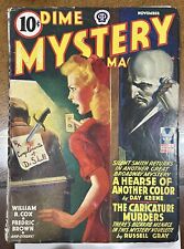 Dime Mystery Magazine November 1942 Dr Skull Vol 28 #1 VG/FN picture