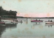 1910s Willmar Minnesota Boat Landing Homewood Park Postcard picture