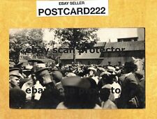 CT Meriden 1908-29 antique RPPC REAL PHOTO POSTCARD parade Conn picture
