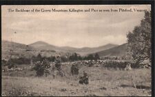 Old Postcard Backbone Green Mountains Killington Pico Pittsford Vermont Rutland picture