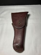 Genuine Vintage WWII US Military Pistol Holster With Flap. Model BoyT 42. picture