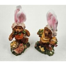Vintage Easter 2002 HP1954 Set of 2 Country Bunnies picture