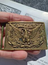 CIVIL WAR OFFICERS 1851 WAIST BELT PLATE BUCKLE NON DUG RELIC GREAT CONDITION  picture