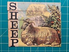 Victorian dissected slat puzzle  - Sheep picture