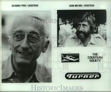 Press Photo Jacques-Yves Cousteau and Jean-Michel Cousteau - hcp32265 picture