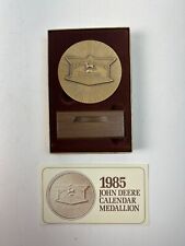 1985 John Deere Calendar Medallion in Original Box - 3” picture