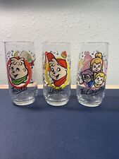 Set of 3 Vintage 1985 Alvin, Theodore, & The Chipettes  Glasses From Hardee’s  picture