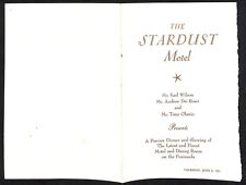 Stardust Motel Los Altos, CA Preview to a Grand Opening Menu - 1961 VGC picture