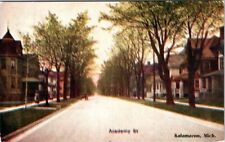 Academy Street, KALAMAZOO, Michigan Postcard picture