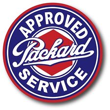 PACKARD AUTHORIZED SERVICE SUPER HIGH GLOSS OUTDOOR 4 INCH DECAL STICKER  picture
