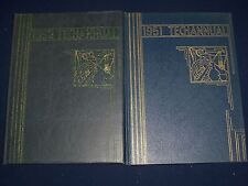 1951-1952 TECHANNUAL STATE UNIVERSITY WHITE PLAINS NY YEARBOOK LOT OF 2- YB 457 picture